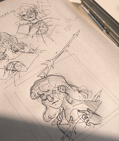 sketch cuille╠Çre